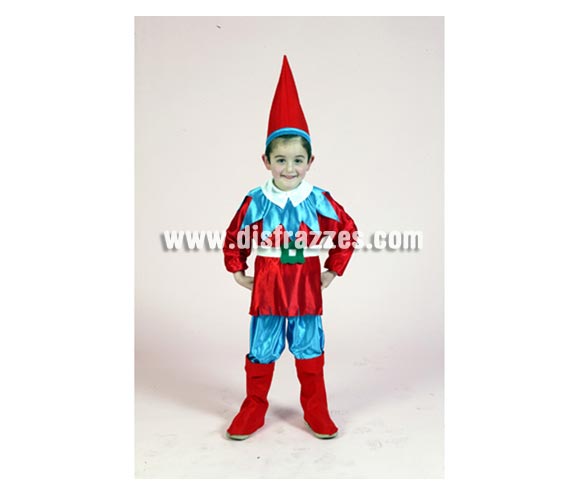 Disfraz de Enanito azul y rojo infantil para Carnaval y para Navidad. Talla de 3 a 4 años. Disfraz de Duende, Duendecillo o Elfo para Navidad. Incluye gorro, camisa, cinturón, pantalones y cubrebotas. Éste disfraz de Navidad es ideal para la época Navideña en la que los niños hacen teatros de Belenes e interpretan canciones tradicionales en los Colegios y se comienzan a preparar las Fiestas en las que Reina la Paz y la Unidad. Disfrazándote con un disfraz para Navidad, o disfrazando a tus hijos con disfraces de Navidad, ayudas a crear ese ambiente mágico en el que los peques se sienten protagonistas y sienten el auténtico Espíritu Navideño que entre todos debemos crear.
¡¡Compra tu disfraz para Navidad en nuestra tienda de disfraces, será divertido!!
