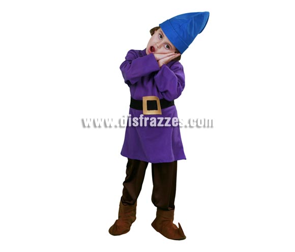 Disfraz de Enanito morado infantil para Navidad y Carnaval. Talla de 7 a 9 años. Incluye gorro, casaca, cinturón, pantalón y cubrepies. Disfraz de Duende o Duendecillo para Navidad. Éste disfraz de Navidad es ideal para la época Navideña en la que los niños hacen teatros de Belenes e interpretan canciones tradicionales en los Colegios y se comienzan a preparar las Fiestas en las que Reina la Paz y la Unidad. Disfrazándote con un disfraz para Navidad, o disfrazando a tus hijos con disfraces de Navidad, ayudas a crear ese ambiente mágico en el que los peques se sienten protagonistas y sienten el auténtico Espíritu Navideño que entre todos debemos crear.
¡¡Compra tu disfraz para Navidad en nuestra tienda de disfraces, será divertido!!
