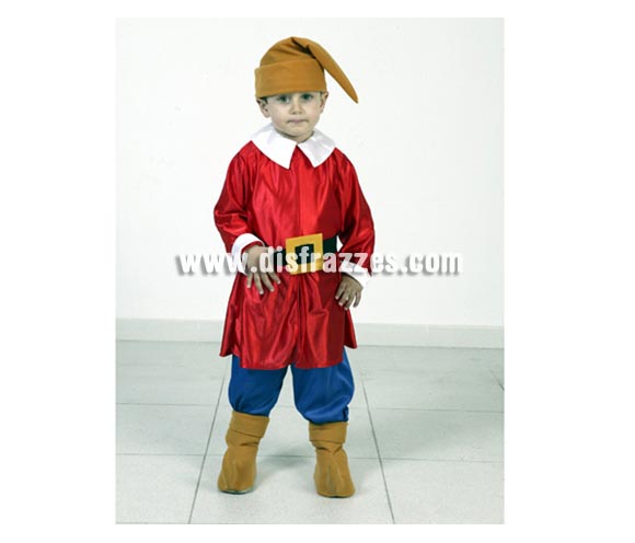 Disfraz de Enanito rojo infantil para Carnaval y para Navidad barato. Talla de 2 a 4 años. Incluye gorro, casaca, cinturón, pantalón y cubrebotas. Disfraz de duende o Duendecillo para niños. Éste disfraz de Navidad es ideal para la época Navideña en la que los niños hacen teatros de Belenes e interpretan canciones tradicionales en los Colegios y se comienzan a preparar las Fiestas en las que Reina la Paz y la Unidad. Disfrazándote con un disfraz para Navidad, o disfrazando a tus hijos con disfraces de Navidad, ayudas a crear ese ambiente mágico en el que los peques se sienten protagonistas y sienten el auténtico Espíritu Navideño que entre todos debemos crear.
¡¡Compra tu disfraz para Navidad en nuestra tienda de disfraces, será divertido!!