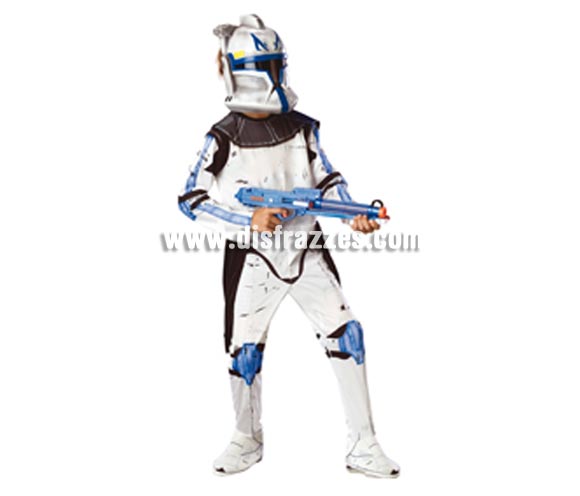 Disfraz de Clonetrooper REX infantil para Carnaval. Talla de 8 a 10 años. Incluye jumpsuit impreso (mono) y máscara. Arma NO incluida. Disfraz de Clon de Darth Vader con licencia STAR WARS (La Guerra de las Galaxias) de la factoria Lucas perfecto como regalo. Éste disfraz es ideal para Carnaval y para regalar en Navidad, en Reyes Magos, para un Cumpleaños o en cualquier ocasión del año. Con éste disfraz harás un regalo diferente y que seguro que a los peques les encantará y hará que desarrollen su imaginación y que jueguen haciendo valer su fantasía. 
¡¡Compra tu disfraz para Carnaval o para regalar en Navidad o en Reyes Magos en nuestra tienda de disfraces, será divertido!!
