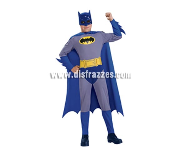 Disfraz de Batman The Brave and the Bold (El Bravo y Valiente) infantil para Carnaval. Talla de 8 a 10 años. Incluye jumpsuit (mono), máscara, capa y cinturón. Disfraz con licencia perfecto como regalo. Éste disfraz es ideal para Carnaval y para regalar en Navidad, en Reyes Magos, para un Cumpleaños o en cualquier ocasión del año. Con éste disfraz harás un regalo diferente y que seguro que a los peques les encantará y hará que desarrollen su imaginación y que jueguen haciendo valer su fantasía. 
¡¡Compra tu disfraz para Carnaval o para regalar en Navidad o en Reyes Magos en nuestra tienda de disfraces, será divertido!!
