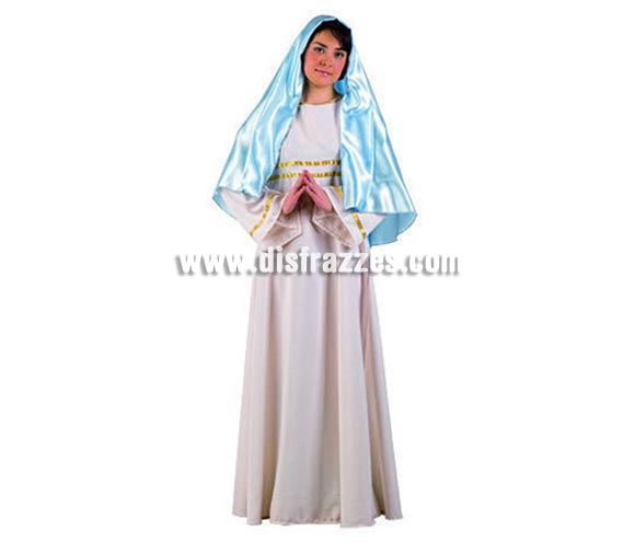 Disfraz de Virgen Maria adulta deluxe para Navidad. Varias tallas. Incluye vestido y toga o pañuelo. Alta calidad. Hecho en España. Éste disfraz de Navidad es ideal para la época Navideña en la que los niños hacen teatros de Belenes e interpretan canciones tradicionales en los Colegios y se comienzan a preparar las Fiestas en las que Reina la Paz y la Unidad. Disfrazándote con un disfraz para Navidad, o disfrazando a tus hijos con disfraces de Navidad, ayudas a crear ese ambiente mágico en el que los peques se sienten protagonistas y sienten el auténtico Espíritu Navideño que entre todos debemos crear.
¡¡Compra tu disfraz para Navidad en nuestra tienda de disfraces, será divertido!!
