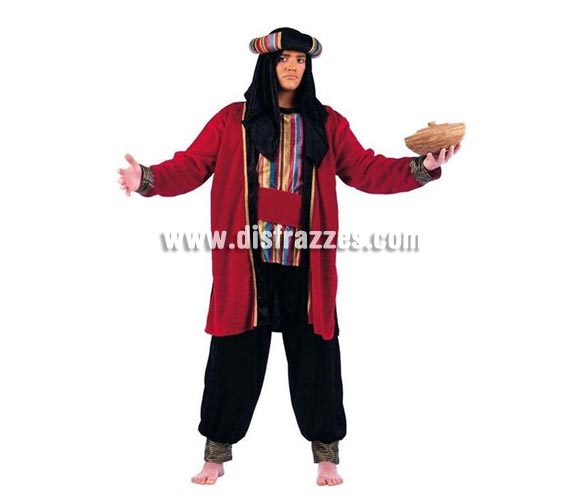 Disfraz de Tuareg rojo o Traje de Paje Real de los Reyes Magos adulto deluxe para Navidad. Varias tallas. Alta calidad. Hecho en España. Incluye pantalón, pañuelo, turbante, casaca y fajín. Éste disfraz de Navidad es ideal para la época Navideña en la que los niños hacen teatros de Belenes e interpretan canciones tradicionales en los Colegios y se comienzan a preparar las Fiestas en las que Reina la Paz y la Unidad. Disfrazándote con un disfraz para Navidad, o disfrazando a tus hijos con disfraces de Navidad, ayudas a crear ese ambiente mágico en el que los peques se sienten protagonistas y sienten el auténtico Espíritu Navideño que entre todos debemos crear.
¡¡Compra tu disfraz para Navidad en nuestra tienda de disfraces, será divertido!!
