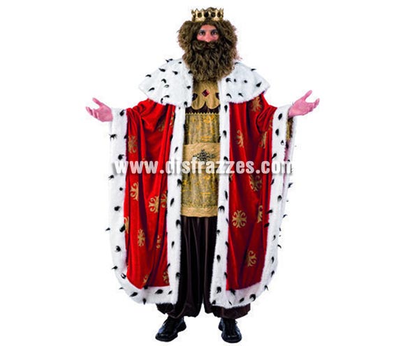 Disfraz de Rey Mago Gaspar adultos extralujo para Navidad. Altísima calidad. Hecho en España. Incluye pantalón, casaca, cinturón, capa, peluca, barba y corona. Traje de Rey Mago Gaspar para Cabalgatas de Ayuntamientos o Asociaciones de Reyes. Éste disfraz de Navidad es ideal para la época Navideña en la que los niños hacen teatros de Belenes e interpretan canciones tradicionales en los Colegios y se comienzan a preparar las Fiestas en las que Reina la Paz y la Unidad. Disfrazándote con un disfraz para Navidad, o disfrazando a tus hijos con disfraces de Navidad, ayudas a crear ese ambiente mágico en el que los peques se sienten protagonistas y sienten el auténtico Espíritu Navideño que entre todos debemos crear.
¡¡Compra tu disfraz para Navidad en nuestra tienda de disfraces, será divertido!!
