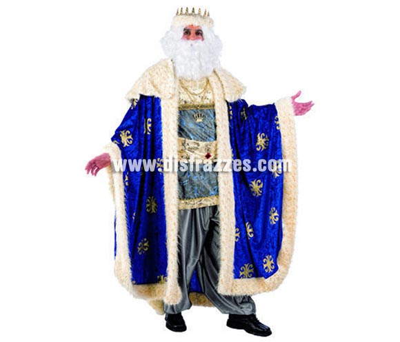 Disfraz de Rey Mago Melchor adultos extralujo para Navidad. Altísima calidad. Hecho en España. Incluye pantalón, casaca, cinturón, capa, peluca, barba y corona. Traje de Rey Mago Melchor para Cabalgatas de Ayuntamientos o Asociaciones de Reyes. Éste disfraz de Navidad es ideal para la época Navideña en la que los niños hacen teatros de Belenes e interpretan canciones tradicionales en los Colegios y se comienzan a preparar las Fiestas en las que Reina la Paz y la Unidad. Disfrazándote con un disfraz para Navidad, o disfrazando a tus hijos con disfraces de Navidad, ayudas a crear ese ambiente mágico en el que los peques se sienten protagonistas y sienten el auténtico Espíritu Navideño que entre todos debemos crear.
¡¡Compra tu disfraz para Navidad en nuestra tienda de disfraces, será divertido!!
