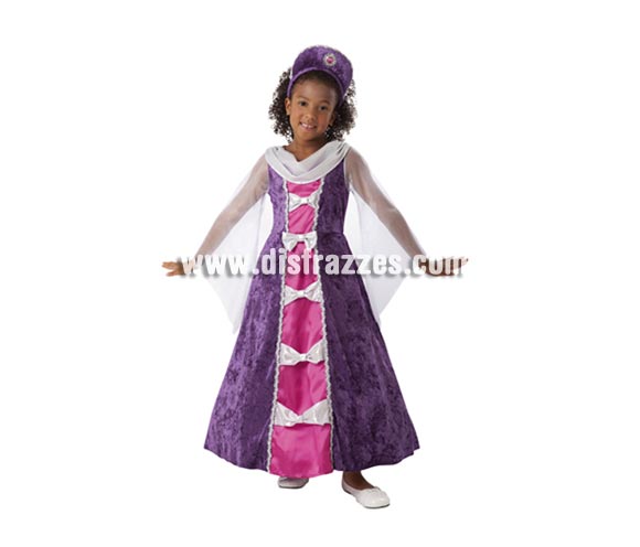 Disfraz de Princesa Lavanda infantil barato para Carnavales. Talla de 7 a 9 años. Incluye vestido y tocado. También es ideal para Ferias Medievales. Éste disfraz es perfecto para Carnaval y como regalo en Navidad, en Reyes Magos, para un Cumpleaños o en cualquier ocasión del año. Con éste disfraz harás un regalo diferente y que seguro que a los peques les encantará y hará que desarrollen su imaginación y que jueguen haciendo valer su fantasía. 
¡¡Compra tu disfraz para Carnaval o para regalar en Navidad o en Reyes Magos en nuestra tienda de disfraces, será divertido!!

