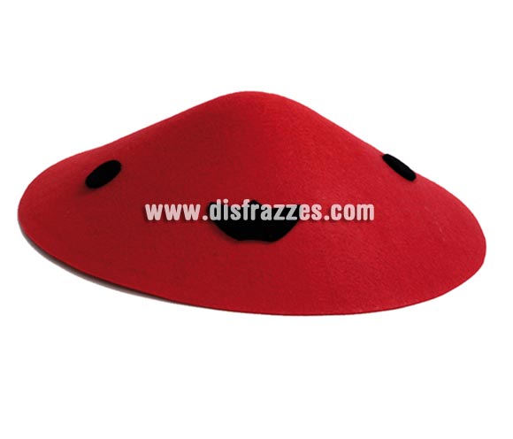 Sombrero Chino de 32 cm. rojo para Carnavales. Ideal como complemento de tu disfraz para Carnaval para ir de Fiesta a Pubs, Discotecas, Casas particulares, Restaurantes o Colegios y ayudar a crear un ambiente Carnavalesco y Festivo propio de la Fiesta de Carnavales.
¡¡Compra el complemento para tu disfraz de Carnaval en nuestra tienda de disfraces, será divertido!!
