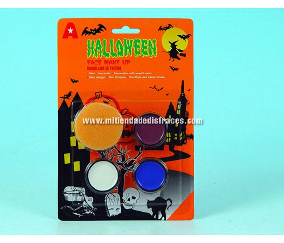 Conjunto Maquillaje Halloween.