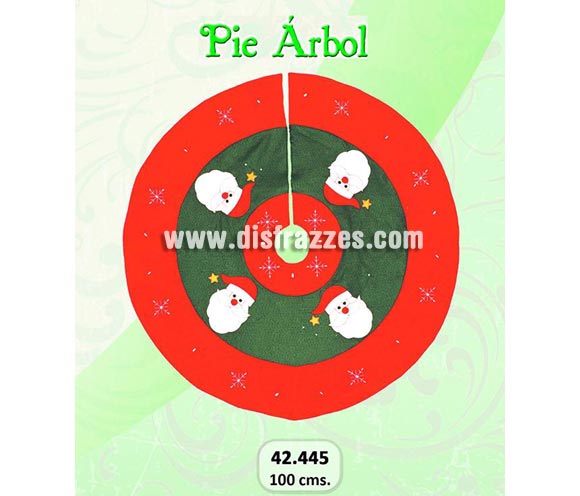 Pie para el Árbol de Navidad de 100 cm. Perfecto para decorar la base del abeto de Navidad en tu casa. ¡¡Compra la decoración de Navidad en nuestra tienda de disfraces, será divertido!!