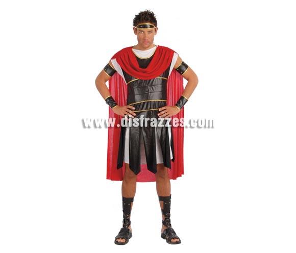 Disfraz de Romano adulto para Carnaval y para Navidad. Talla única 52/54 de hombre. Incluye cinta cabeza, túnica, vestido, capa, brazaletes, mangas y espinilleras. Éste disfraz de Carnaval o de Navidad es ideal para la época Navideña en la que los niños hacen teatros de Belenes e interpretan canciones tradicionales en los Colegios y se comienzan a preparar las Fiestas en las que Reina la Paz y la Unidad. Disfrazándote con un disfraz para Navidad, o disfrazando a tus hijos con disfraces de Navidad, ayudas a crear ese ambiente mágico en el que los peques se sienten protagonistas y sienten el auténtico Espíritu Navideño que entre todos debemos crear.
¡¡Compra tu disfraz de Carnaval o para Navidad en nuestra tienda de disfraces, será divertido!!
