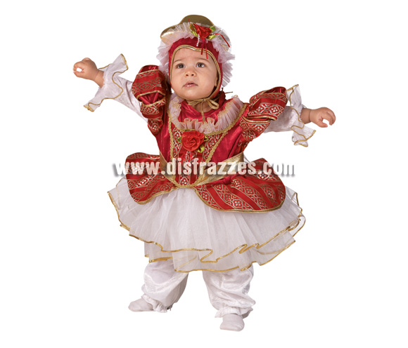 Disfraz de Reina Bebé para Carnaval. Disponible en dos tallas. Incluye disfraz. Éste disfraz de Carnaval es ideal para divertirse en las Fiestas de Carnavales tan divertidas y estrambóticas como siempre y que cada vez se celebran en más Pueblos, Villas  y Ciudades, tanto en la calle como en Pubs, Discotecas, Casas particulares, Restaurantes o Colegios y disfrazándote con un traje de Carnaval ayudarás a crear ese ambiente Carnavalesco, tan divertido, multicolor y variopinto que a todos nos fascina y nos divierte.
¡¡Compra tu disfraz para Carnaval en nuestra tienda de disfraces, será divertido!!