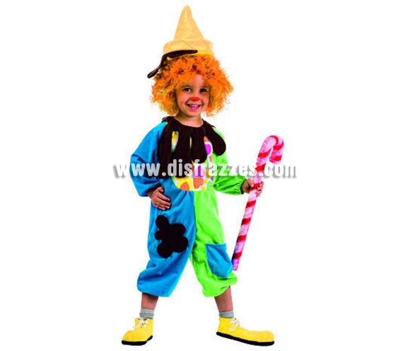 Disfraz de Payaso Helado de Chocolate deluxe infantil para Carnaval. Varias tallas. Incluye gorro y mono. Accesorios NO incluidos. Alta calidad. Hecho en España. Éste disfraz de Carnaval es ideal para divertirse en las Fiestas de Carnavales tan divertidas y estrambóticas como siempre y que cada vez se celebran en más Pueblos, Villas  y Ciudades, tanto en la calle como en Pubs, Discotecas, Casas particulares, Restaurantes o Colegios y disfrazándote con un traje de Carnaval ayudarás a crear ese ambiente Carnavalesco, tan divertido, multicolor y variopinto que a todos nos fascina y nos divierte.
¡¡Compra tu disfraz para Carnaval en nuestra tienda de disfraces, será divertido!!

