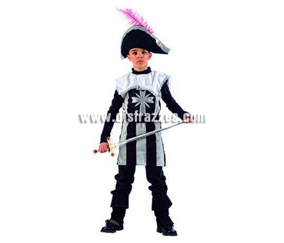 Disfraz de Mosquetero Athos infantil Deluxe para Carnaval. Disponible en varias tallas. Incluye gorro, cubrebotas y casaca con cinturón. Espada NO incluida, podrás verla en la sección Complementos o Armas. Alta calidad pero de una línea más económica. Hecho en España. Éste disfraz de Carnaval es ideal para divertirse en las Fiestas de Carnavales tan divertidas y estrambóticas como siempre y que cada vez se celebran en más Pueblos, Villas  y Ciudades, tanto en la calle como en Pubs, Discotecas, Casas particulares, Restaurantes o Colegios y disfrazándote con un traje de Carnaval ayudarás a crear ese ambiente Carnavalesco, tan divertido, multicolor y variopinto que a todos nos fascina y nos divierte.
¡¡Compra tu disfraz para Carnaval en nuestra tienda de disfraces, será divertido!!
