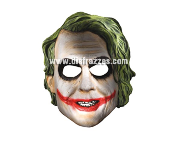 Máscara de Joker para Carnaval o Halloween. Talla estándar. Máscara o Careta para Carnaval o Halloween o para disfrazarte en cualquier fecha del año que tengas ocasión para ir de Fiesta a Pubs, Discotecas, Casas particulares, Restaurantes o Colegios y ayudar a crear un ambiente Festivo propio de la Fiesta a la que acudas.
¡¡Compra tus máscaras para los disfraces de Carnaval o de Halloween en nuestra tienda de disfraces, será divertido!!
