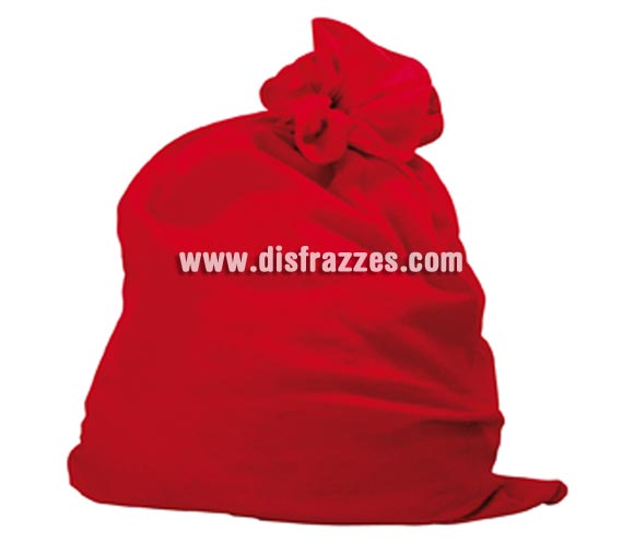 Saco de Papa Noel para Navidad. El complemento ideal para tu disfraz de Papa Noel o Santa Claus. ¡¡Compra los accesorios para la Navidad en nuestra tienda de disfraces, será genial!!