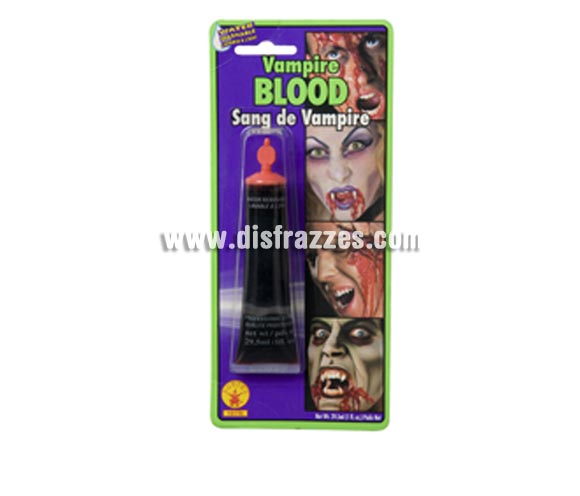 Sangre de Drácula en tubo de 29 ml. para Halloween. Artículo de Maquillaje ideal para caracterizarte en Carnaval, en Halloween o en cualquier fecha del año que tengas ocasión para ir de Fiesta a Pubs, Discotecas, Casas particulares, Restaurantes o Colegios y ayudar a crear un ambiente Festivo propio de la Fiesta a la que acudas.
¡¡Compra el maquillaje para tu disfraz de Carnaval o de Halloween en nuestra tienda de disfraces, será divertido!!
