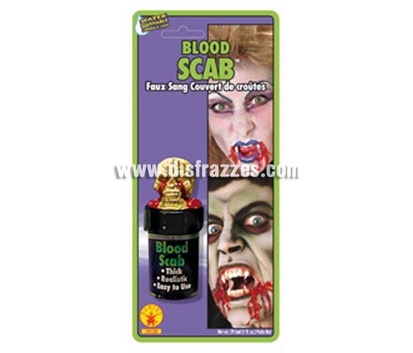 Costra de Sangre para Halloween. Artículo de Maquillaje ideal para caracterizarte en Carnaval, en Halloween o en cualquier fecha del año que tengas ocasión para ir de Fiesta a Pubs, Discotecas, Casas particulares, Restaurantes o Colegios y ayudar a crear un ambiente Festivo propio de la Fiesta a la que acudas.
¡¡Compra el maquillaje para tu disfraz de Carnaval o de Halloween en nuestra tienda de disfraces, será divertido!!
