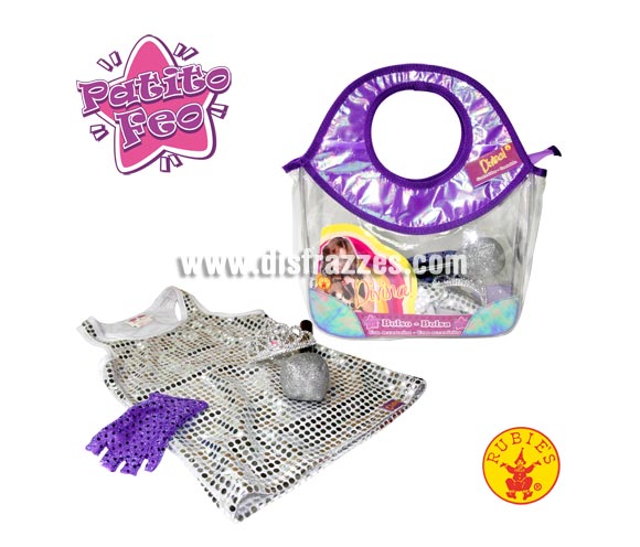 Bolsa de Las Divinas con accesorios. Incluye 5 piezas. Éste artículo es perfecto para Carnaval y como regalo en Navidad, en Reyes Magos, para un Cumpleaños o en cualquier ocasión del año. Con éste disfraz harás un regalo diferente y que seguro que a los peques les encantará y hará que desarrollen su imaginación y que jueguen haciendo valer su fantasía. 
¡¡Compra los productos para Carnaval o para regalar en Navidad o en Reyes Magos en nuestra tienda de disfraces, será divertido y quedarás muy bien!!
