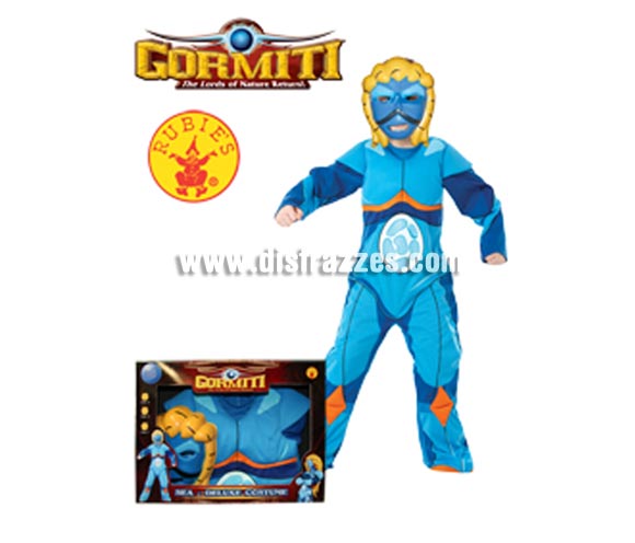 Disfraz de Gormiti Agua Deluxe en caja infantil para Carnaval o para regalar en Reyes. Talla de 5 a 7 años. Incluye disfraz y careta. Presentación en caja regalo. Disfraz con licencia perfecto para regalar.
Éste traje es perfecto para Carnaval y como regalo en Navidad, en Reyes Magos, para un Cumpleaños o en cualquier ocasión del año. Con éste disfraz harás un regalo diferente y que seguro que a los peques les encantará y hará que desarrollen su imaginación y que jueguen haciendo valer su fantasía. 
¡¡Compra tu disfraz para Carnaval o para regalar en Navidad o en Reyes Magos en nuestra tienda de disfraces, será divertido y quedarás muy bien!!
