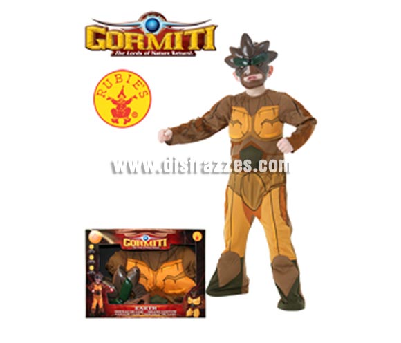 Disfraz de Gormiti Tierra Deluxe en caja infantil para Carnaval o para regalar en Reyes. Talla de 3 a 4 años. Incluye disfraz y careta. Presentación en caja regalo. Disfraz con licencia perfecto para regalar.
Éste traje es perfecto para Carnaval y como regalo en Navidad, en Reyes Magos, para un Cumpleaños o en cualquier ocasión del año. Con éste disfraz harás un regalo diferente y que seguro que a los peques les encantará y hará que desarrollen su imaginación y que jueguen haciendo valer su fantasía. 
¡¡Compra tu disfraz para Carnaval o para regalar en Navidad o en Reyes Magos en nuestra tienda de disfraces, será divertido y quedarás muy bien!!
