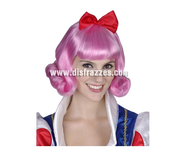 Peluca rosa de Blancanieves para Carnaval. Talla Universal adultos. Ideal como complemento de tu disfraz para Carnaval para ir de Fiesta a Pubs, Discotecas, Casas particulares, Restaurantes o Colegios y ayudar a crear un ambiente Carnavalesco y Festivo propio de la Fiesta de Carnavales.
¡¡Compra el complemento para tu disfraz de Carnaval en nuestra tienda de disfraces, será divertido!!
