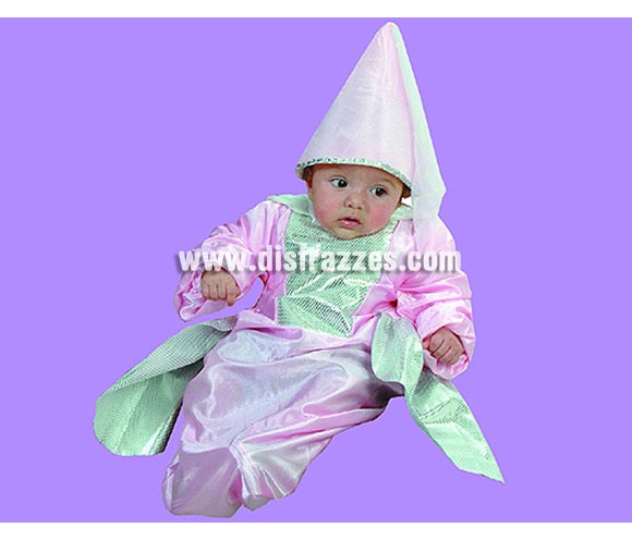 Disfraz de Princesa o Hada Bebé para Carnaval. Talla de 0 a 6 meses. Incluye saquito y gorro. Éste disfraz de Carnaval es ideal para divertirse en las Fiestas de Carnavales tan divertidas y estrambóticas como siempre y que cada vez se celebran en más Pueblos, Villas  y Ciudades, tanto en la calle como en Pubs, Discotecas, Casas particulares, Restaurantes o Colegios y disfrazándote con un traje de Carnaval ayudarás a crear ese ambiente Carnavalesco, tan divertido, multicolor y variopinto que a todos nos fascina y nos divierte.
¡¡Compra tu disfraz para Carnaval en nuestra tienda de disfraces, será divertido!!
