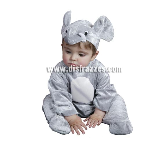 Disfraz barato de Elefante bebé para Carnaval. Talla de 6 a 12 meses. Incluye mono y capucha con forma  de elefantito. Éste disfraz de Carnaval es ideal para divertirse en las Fiestas de Carnavales tan divertidas y estrambóticas como siempre y que cada vez se celebran en más Pueblos, Villas  y Ciudades, tanto en la calle como en Pubs, Discotecas, Casas particulares, Restaurantes o Colegios y disfrazándote con un traje de Carnaval ayudarás a crear ese ambiente Carnavalesco, tan divertido, multicolor y variopinto que a todos nos fascina y nos divierte.
¡¡Compra tu disfraz para Carnaval en nuestra tienda de disfraces, será divertido!!
