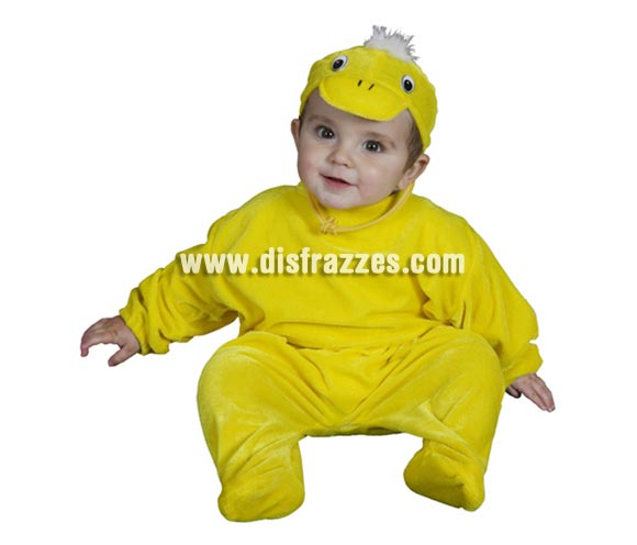 Disfraz barato de bebé Pato para Carnaval. Talla de 6 a 12 meses. Incluye mono y gorro. Éste disfraz de Carnaval es ideal para divertirse en las Fiestas de Carnavales tan divertidas y estrambóticas como siempre y que cada vez se celebran en más Pueblos, Villas  y Ciudades, tanto en la calle como en Pubs, Discotecas, Casas particulares, Restaurantes o Colegios y disfrazándote con un traje de Carnaval ayudarás a crear ese ambiente Carnavalesco, tan divertido, multicolor y variopinto que a todos nos fascina y nos divierte.
¡¡Compra tu disfraz para Carnaval en nuestra tienda de disfraces, será divertido!!
