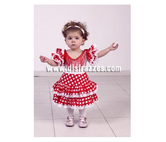 Disfraz barato de Flamenca rojo infantil para Carnaval. Talla de 3 a 4 años. Incluye vestido. Éste disfraz de Carnaval es ideal para divertirse en las Fiestas de Carnavales tan divertidas y estrambóticas como siempre y que cada vez se celebran en más Pueblos, Villas  y Ciudades, tanto en la calle como en Pubs, Discotecas, Casas particulares, Restaurantes o Colegios y disfrazándote con un traje de Carnaval ayudarás a crear ese ambiente Carnavalesco, tan divertido, multicolor y variopinto que a todos nos fascina y nos divierte.
¡¡Compra tu disfraz para Carnaval en nuestra tienda de disfraces, será divertido!!
