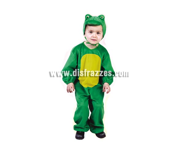 Disfraz barato de Rana infantil para Carnaval. Talla de 5 a 6 años. Incluye mono  y gorro. Éste disfraz de Carnaval es ideal para divertirse en las Fiestas de Carnavales tan divertidas y estrambóticas como siempre y que cada vez se celebran en más Pueblos, Villas  y Ciudades, tanto en la calle como en Pubs, Discotecas, Casas particulares, Restaurantes o Colegios y disfrazándote con un traje de Carnaval ayudarás a crear ese ambiente Carnavalesco, tan divertido, multicolor y variopinto que a todos nos fascina y nos divierte.
¡¡Compra tu disfraz para Carnaval en nuestra tienda de disfraces, será divertido!!
