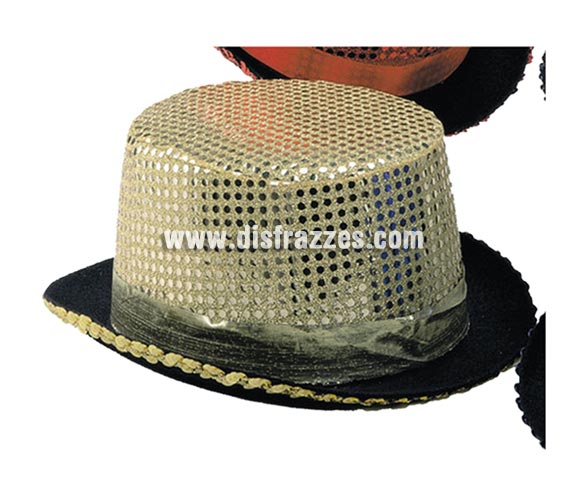 Sombrero de copa o Chistera dorado con lentejuelas para Carnaval. Talla universal de niños. Ideal como complemento de tu disfraz para Carnaval para ir de Fiesta a Pubs, Discotecas, Casas particulares, Restaurantes o Colegios y ayudar a crear un ambiente Carnavalesco y Festivo propio de la Fiesta de Carnavales.
¡¡Compra el complemento para tu disfraz de Carnaval en nuestra tienda de disfraces, será divertido!!
