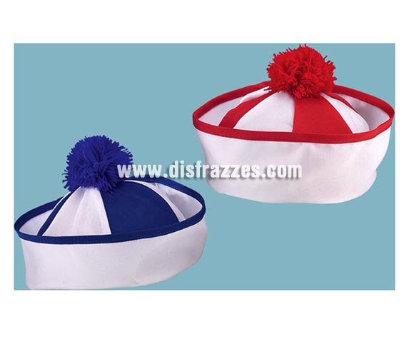Gorro de Marinero para Carnaval. Talla universal adultos. Dos colores surtidos. Precio por unidad. Ideal como complemento de tu disfraz para Carnaval para ir de Fiesta a Pubs, Discotecas, Casas particulares, Restaurantes o Colegios y ayudar a crear un ambiente Carnavalesco y Festivo propio de la Fiesta de Carnavales.
¡¡Compra el complemento para tu disfraz de Carnaval en nuestra tienda de disfraces, será divertido!!
