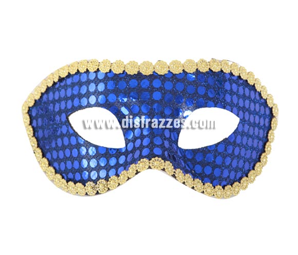Máscara o Antifaz barato de lentejuelas para Carnaval. Cuatro modelos surtidos, precio por unidad. Talla universal. Máscara Veneciana ideal para disfrazarse en Carnaval incluso en Halloween y dar el golpe con una máscara de Venecia de precio barato. Con ésta máscara Veneciana no te reconocerán y podrás sentir que todos te miran ya que es una máscara que llama la atención.
¡¡Compra tu máscara Veneciana en nuestra tienda de disfraces, será divertido!!
