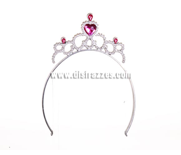 Tiara o Diadema de Princesa plateada con 4 piedras rosas para Carnaval. Material: plástico. Ideal como complemento de tu disfraz de Princesa para Carnaval para ir de Fiesta a Pubs, Discotecas, Casas particulares, Restaurantes o Colegios y ayudar a crear un ambiente Carnavalesco y Festivo propio de la Fiesta de Carnavales.
¡¡Compra el complemento para tu disfraz de Carnaval en nuestra tienda de disfraces, será divertido!!
