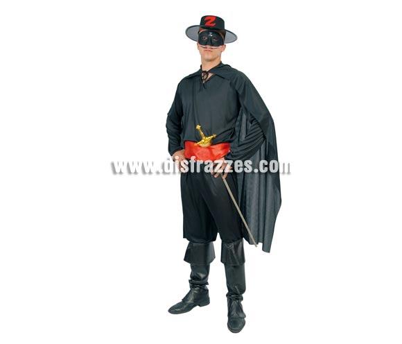 Disfraz barato de Justiciero adulto para Carnavales. Talla única 52/54. Incluye antifaz, camisa, capa, cinturón y pantalón. Sombrero y espada NO incluidos, podrás verlos en la sección de Complementos. Con éste disfraz podrás imitar a El Zorro en Carnavales.
¡¡Compra tu disfraz para Carnaval en nuestra tienda de disfraces, será divertido!!
