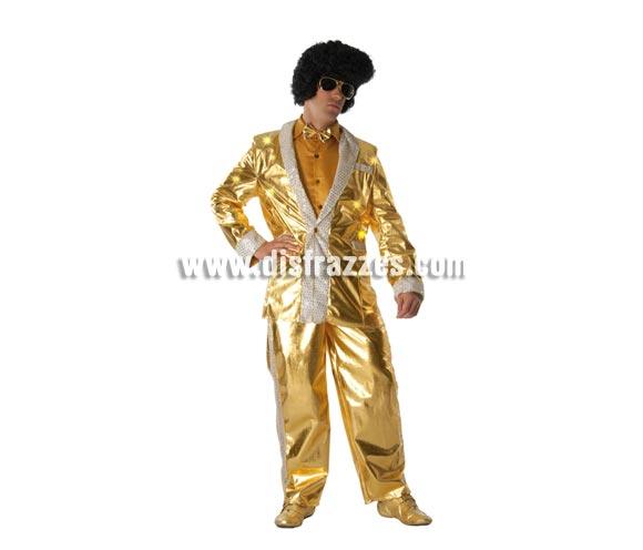 Disfraz de Rey del Rock lentejuelas adulto para Carnavales. Talla única 52/54. Incluye chaqueta y pantalón. Peluca y gafas NO incluidas, podrás verlas en la sección de Complementos. Perfecto para Despedidas de Soltero, se utiliza mucho para hacer pasar un mal rato al Novio vestido de Elvis por la calle, jejeje.
¡¡Compra tu disfraz para Carnaval en nuestra tienda de disfraces, será divertido!!
