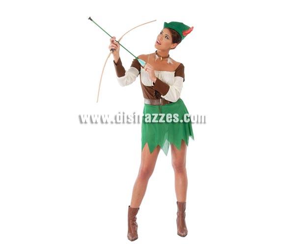 Disfraz Sexy de Robin Hood mujer adulta para Carnavales. Talla única hasta la 42/44. Incluye gorro, camisa, cinturón y falda.
¡¡Compra tu disfraz para Carnaval en nuestra tienda de disfraces, será divertido!!
