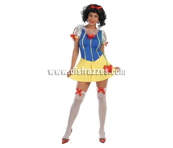Disfraz de Blancanieves Sexy adulta para Carnavales. Talla única 38/40. Incluye vestido. Medias NO incluidas, podrás verlas en la sección de Complementos con la ref. 96156BT.
¡¡Compra tu disfraz para Carnaval en nuestra tienda de disfraces, será divertido!!
