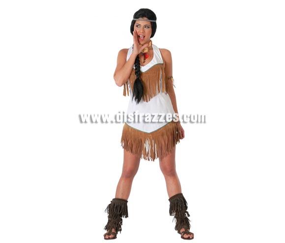 Disfraz barato y Sexy de India adulta para Carnavales. Talla única 38/40. Incluye cinta de la cabeza y vestido. Éste disfraz sexy de Carnaval es ideal para divertirse en las Fiestas de Carnavales tan divertidas y estrambóticas como siempre y que cada vez se celebran en más Pueblos, Villas  y Ciudades, tanto en la calle como en Pubs, Discotecas, Casas particulares, Restaurantes o Colegios y disfrazándote con un traje de Carnaval ayudarás a crear ese ambiente Carnavalesco, tan divertido, multicolor y variopinto que a todos nos fascina y nos divierte.
¡¡Compra tu disfraz para Carnaval en nuestra tienda de disfraces, será divertido!!
