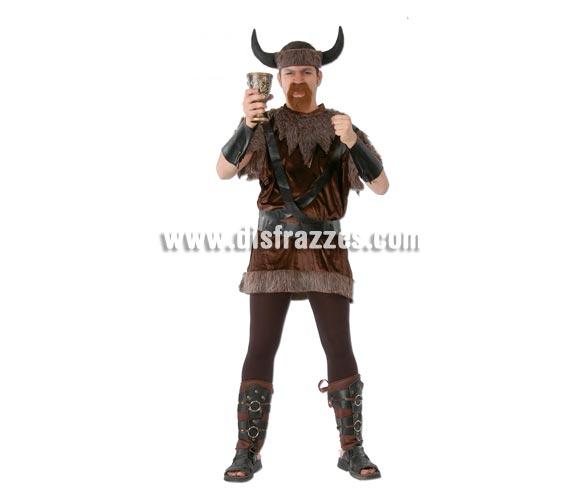 Disfraz barato de Vikingo adulto para Carnavales. Talla única 52/54. Incluye casco, manguitos, camisa y cinturón. Éste disfraz de Carnaval es ideal para divertirse en las Fiestas de Carnavales tan divertidas y estrambóticas como siempre y que cada vez se celebran en más Pueblos, Villas  y Ciudades, tanto en la calle como en Pubs, Discotecas, Casas particulares, Restaurantes o Colegios y disfrazándote con un traje de Carnaval ayudarás a crear ese ambiente Carnavalesco, tan divertido, multicolor y variopinto que a todos nos fascina y nos divierte.
¡¡Compra tu disfraz para Carnaval en nuestra tienda de disfraces, será divertido!!
