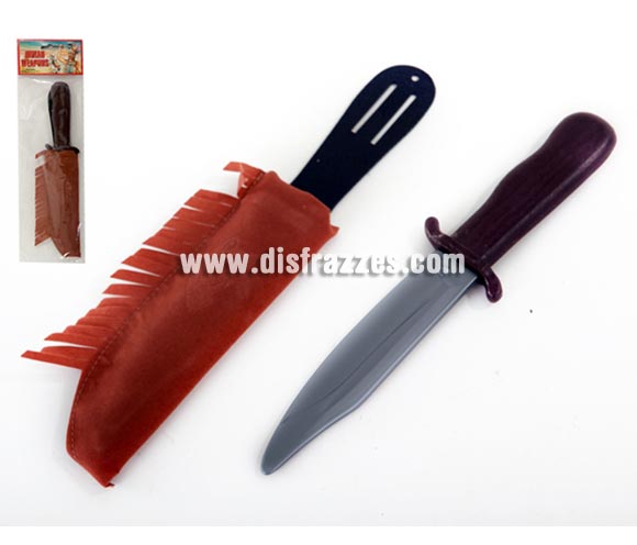 Cuchillo Indio de PVC con funda para Carnavales. Ideal como complemento de tu disfraz para Carnaval para ir de Fiesta a Pubs, Discotecas, Casas particulares, Restaurantes o Colegios y ayudar a crear un ambiente Carnavalesco y Festivo propio de la Fiesta de Carnavales.
¡¡Compra el complemento para tu disfraz de Carnaval en nuestra tienda de disfraces, será divertido!!
