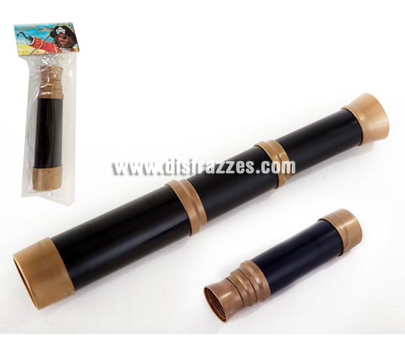 Catalejo de PVC para Carnavales. Ideal como complemento de tu disfraz de Pirata para Carnaval para ir de Fiesta a Pubs, Discotecas, Casas particulares, Restaurantes o Colegios y ayudar a crear un ambiente Carnavalesco y Festivo propio de la Fiesta de Carnavales.
¡¡Compra el complemento para tu disfraz de Carnaval en nuestra tienda de disfraces, será divertido!!
