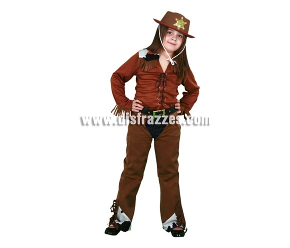 Disfraz barato de Vaquera infantil para Carnaval. Talla de 13 a 15 años o también talla S de adulta. Incluye camisa, zahones con cinturón. Sombrero NO incluido, podrás verlo en la sección de Complementos con la ref. 89353BT. Éste disfraz de Carnaval es ideal para divertirse en las Fiestas de Carnavales tan divertidas y estrambóticas como siempre y que cada vez se celebran en más Pueblos, Villas  y Ciudades, tanto en la calle como en Pubs, Discotecas, Casas particulares, Restaurantes o Colegios y disfrazándote con un traje de Carnaval ayudarás a crear ese ambiente Carnavalesco, tan divertido, multicolor y variopinto que a todos nos fascina y nos divierte.
¡¡Compra tu disfraz para Carnaval en nuestra tienda de disfraces, será divertido!!

