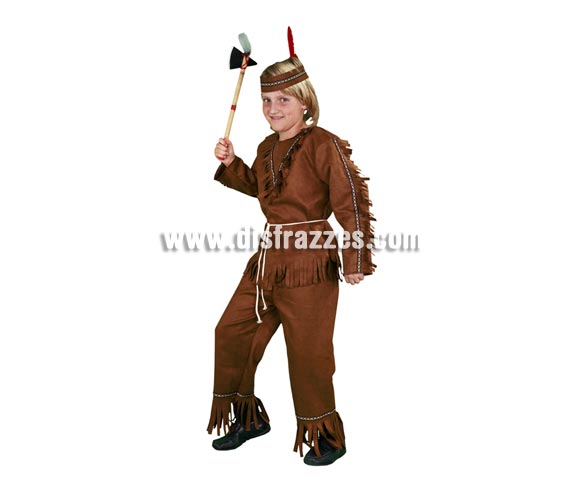 Disfraz barato de Indio para niños en Carnavales. Talla de 10 a 12 años. Incluye cinta de la cabeza, camisa, cinturón y pantalón. Hacha NO incluida, podrás verla en la sección de Complementos con varias referencias. Éste disfraz de Carnaval es ideal para divertirse en las Fiestas de Carnavales tan divertidas y estrambóticas como siempre y que cada vez se celebran en más Pueblos, Villas  y Ciudades, tanto en la calle como en Pubs, Discotecas, Casas particulares, Restaurantes o Colegios y disfrazándote con un traje de Carnaval ayudarás a crear ese ambiente Carnavalesco, tan divertido, multicolor y variopinto que a todos nos fascina y nos divierte.
¡¡Compra tu disfraz para Carnaval en nuestra tienda de disfraces, será divertido!!
