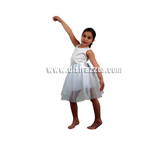 Disfraz barato de Bailarina blanco infantil barato para Carnaval. Talla de 3 a 4 años. Incluye cuerpo con tutú.
¡¡Compra tu disfraz para Carnaval en nuestra tienda de disfraces, será divertido!!
