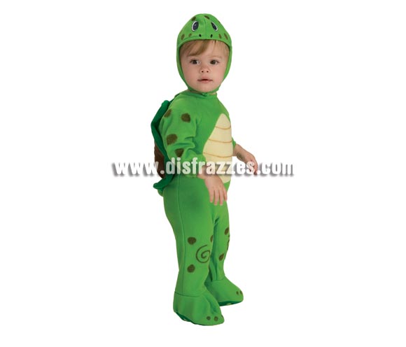 Disfraz de Tortuguita para bebés de 6 a 12 meses. Incluye traje completo y capucha. Éste disfraz de Tortuga para bebé es ideal para que tu peque vaya bien calentito.