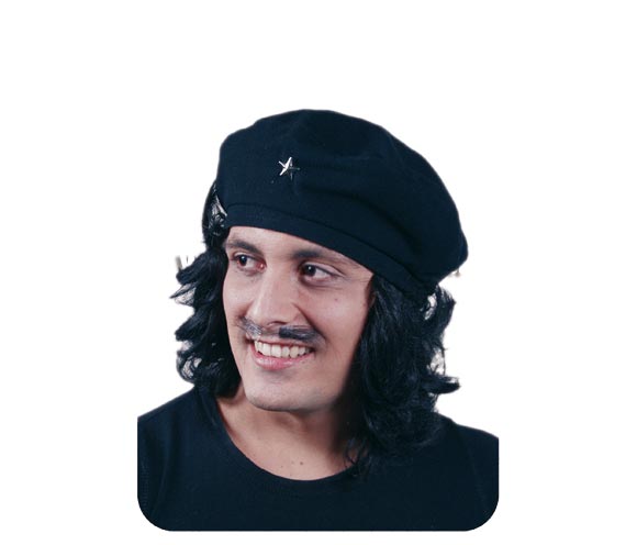 Gorra del Che Guevara con peluca para adultos.