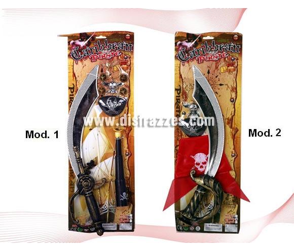Set de accesorios de Pirata. Medidas del embalaje 57x19 cm. Dos modelos surtidos.