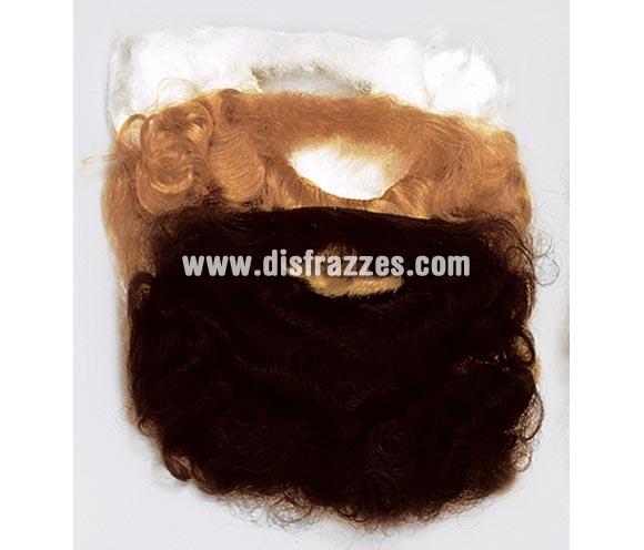 Barba de Rey pequeña de color negro. Ideal para niños o como barba pequeña de adulto.