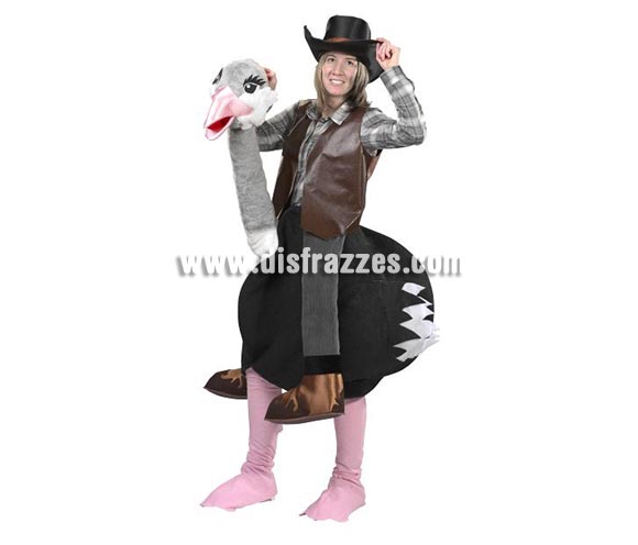 Disfraz de Avestruz para hombre y para mujer. Camisa NO incluida. Éste disfraz es cachondo donde los haya, original como él sólo y que llama la atención de verdad porque está muy guapo!!
